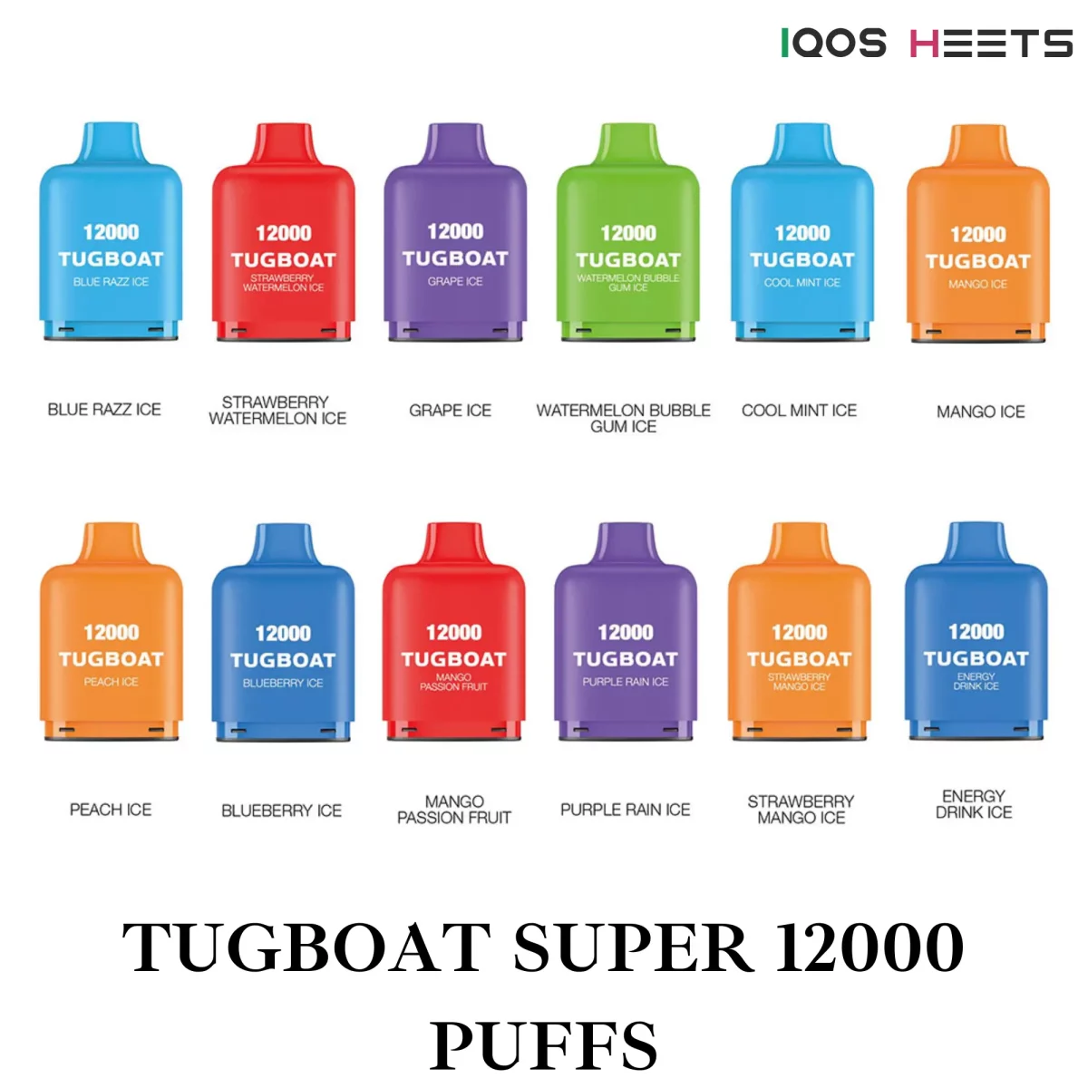 Tugboat Super 12000 Puffs Disposable Vape 5% Nicotine