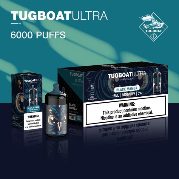 Tugboat Ultra 6000 Puffs Disposable Vape Rechargeable