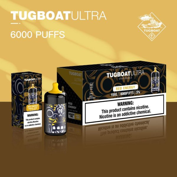 Tugboat Ultra 6000 Puffs Disposable Vape Rechargeable