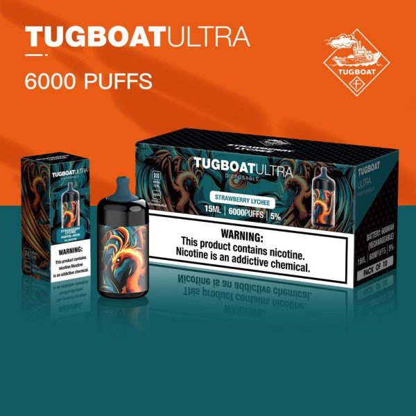 Tugboat Ultra 6000 Puffs Disposable Vape Rechargeable
