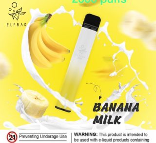Elf-bar-2600-Puffs-Banana-Milk