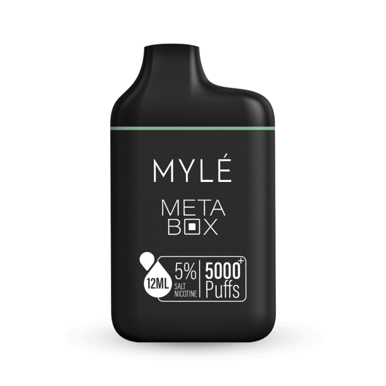 MYLÉ META BOX 5000 PUFFS DISPOSABLE DEVICE (Rechargeable Vape)