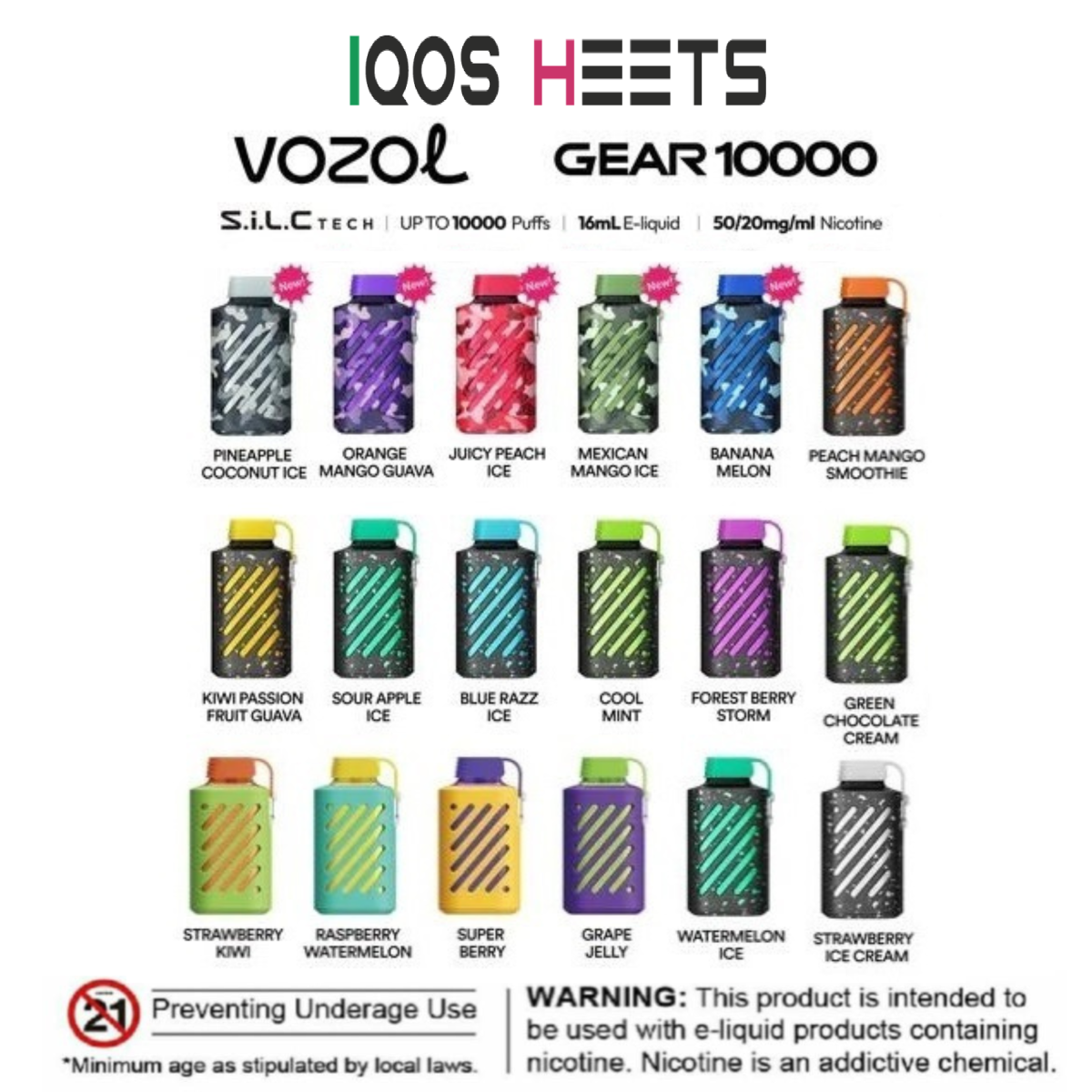 Vozol Gear Disposable Vape 10000 Puffs